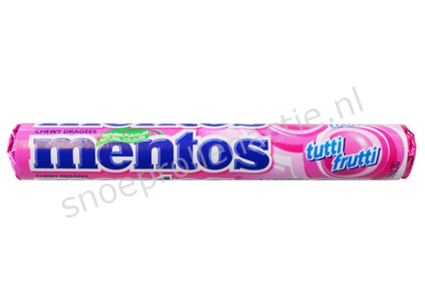 Mentos Tutti-Frutti 29gr. 14 Rollen